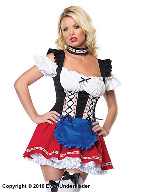 Husholderske / French maid, karnevalsklær